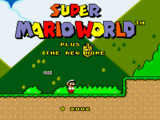 Super Mario World Plus 3 - The New Home Easy Title Screen